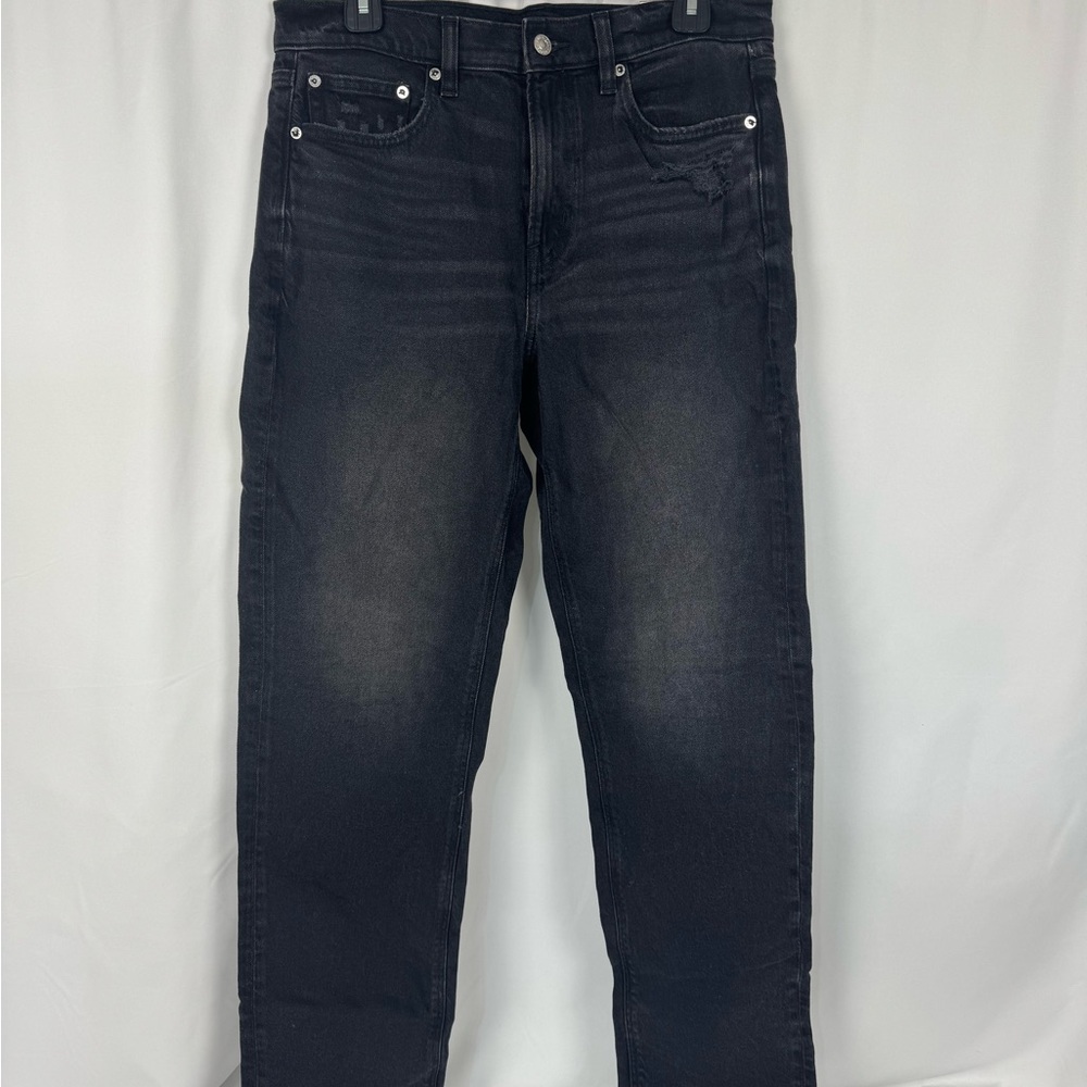 American Eagle Ankle Straight Black Jeans